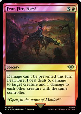 Fear, Fire, Foes!