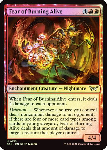 Fear of Burning Alive