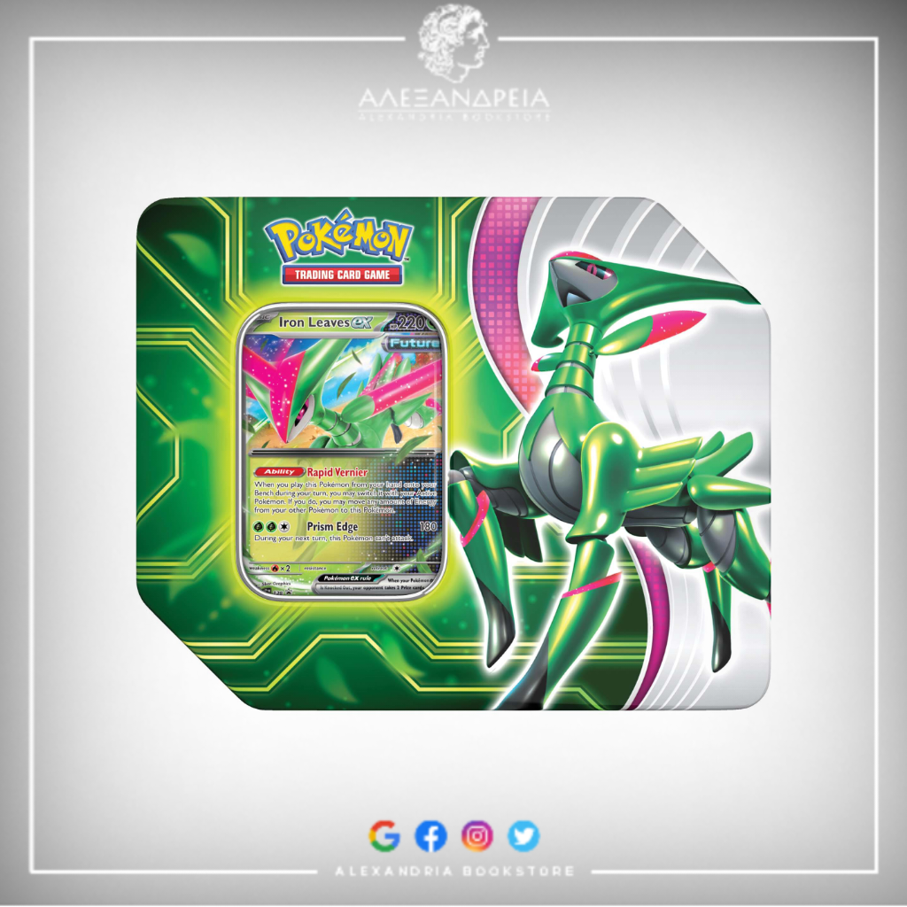 Paradox Clash Tin 5 Booster Pack - Iron Leaves ex