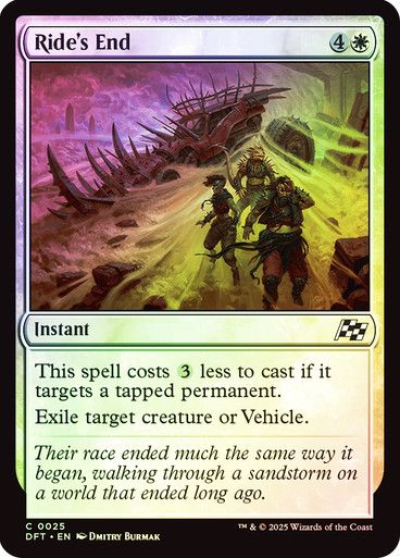 Ride's End