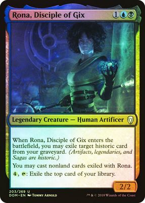 Rona, Disciple of Gix