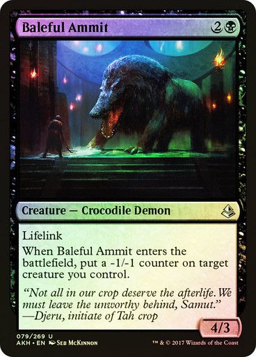 Baleful Ammit