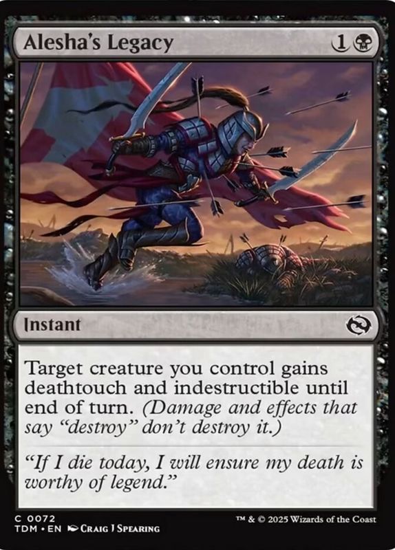Alesha's Legacy
