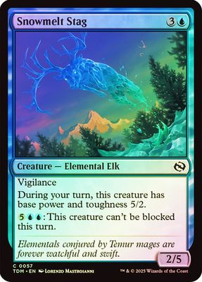 Snowmelt Stag