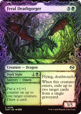 Feral Deathgorger // Dusk Sight