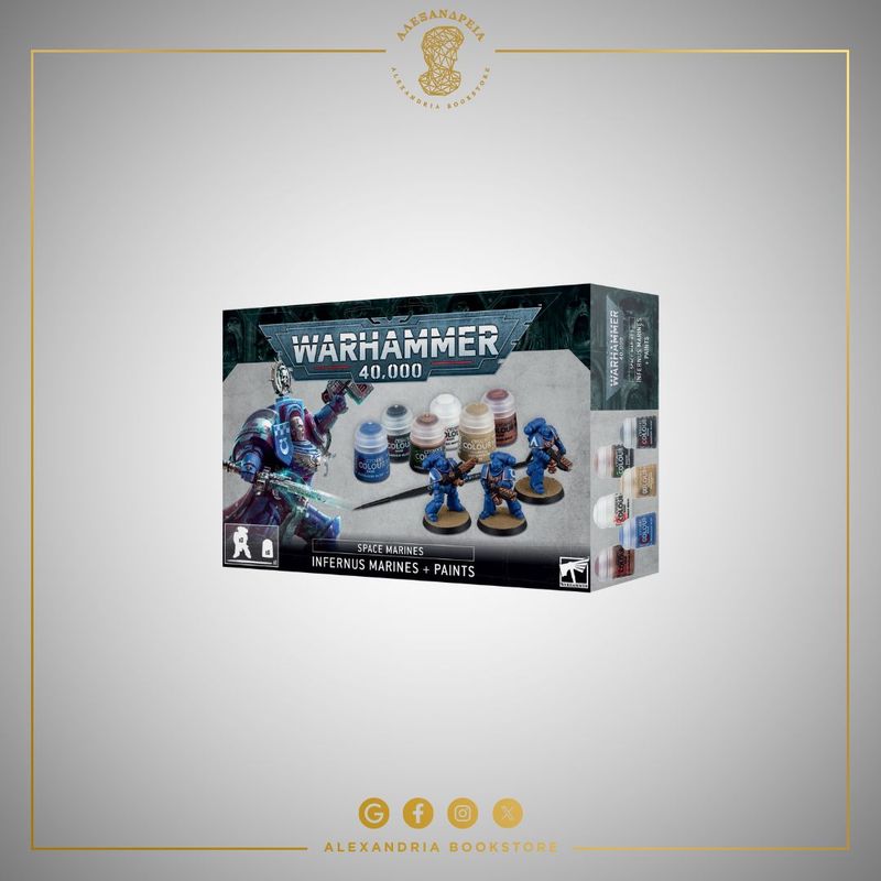 Space Marines: Infernus Marines + Paints Set