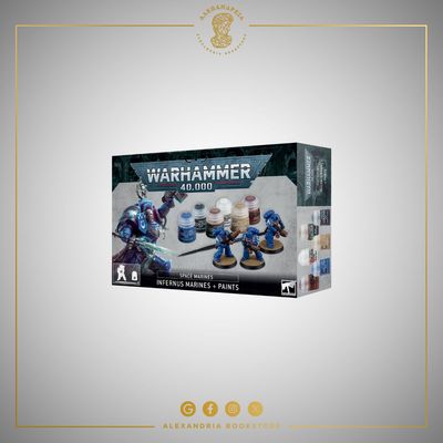 Space Marines: Infernus Marines + Paints Set