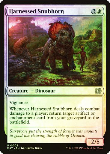 Harnessed Snubhorn