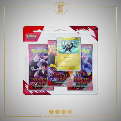 SV10 Destined Rivals 3 Blister Pack Zebstrika