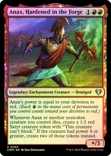 Anax, Hardened in the Forge