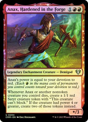 Anax, Hardened in the Forge