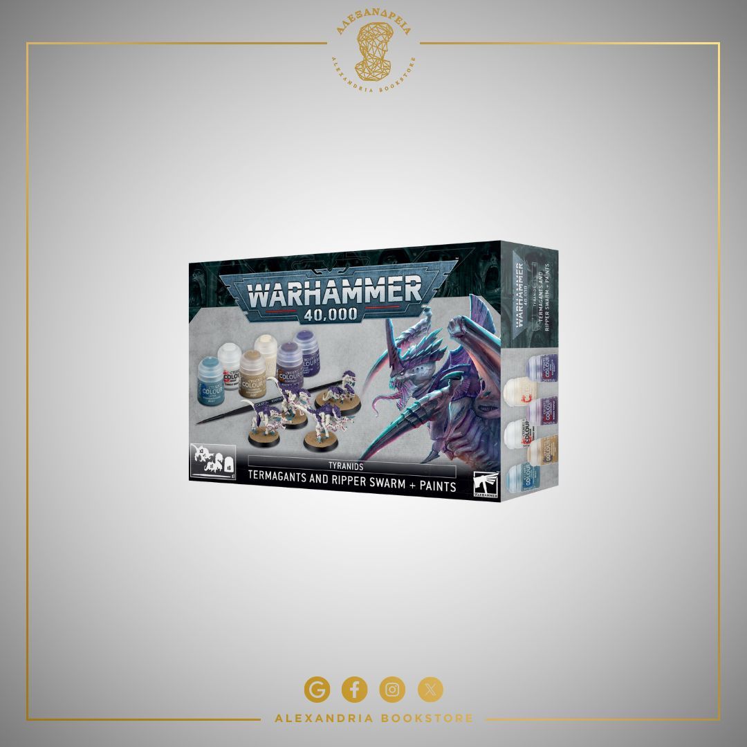 Tyranids: Termagants and Ripper Swarm + Paints Set