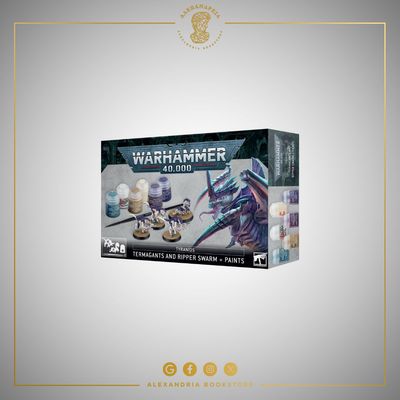 Tyranids: Termagants and Ripper Swarm + Paints Set