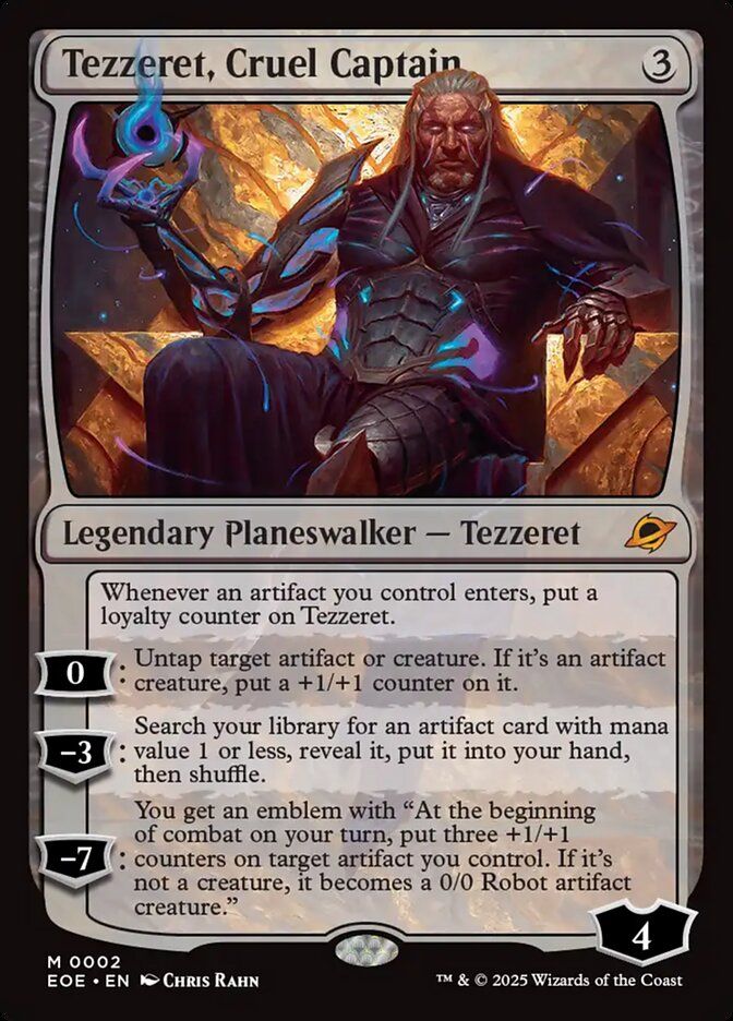 Tezzeret, Cruel Captain Tezzeret, Cruel Captain