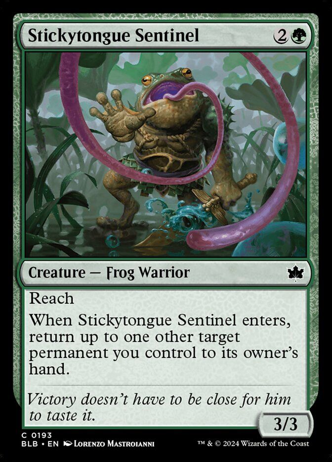 Stickytongue Sentinel Stickytongue Sentinel