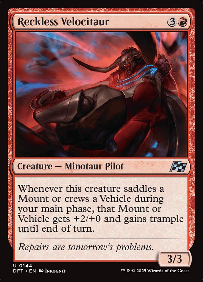 Reckless Velocitaur Reckless Velocitaur