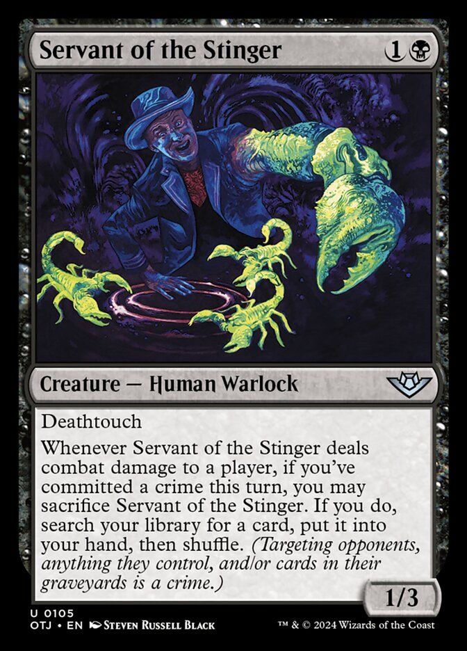 Servant of the Stinger Servant of the Stinger