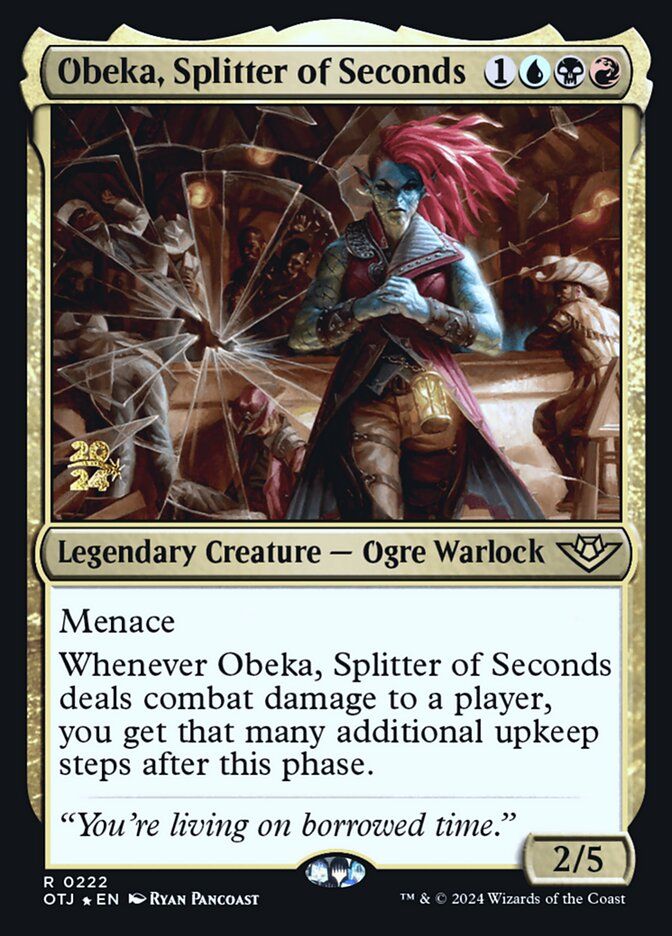 Obeka, Splitter of Seconds Obeka, Splitter of Seconds