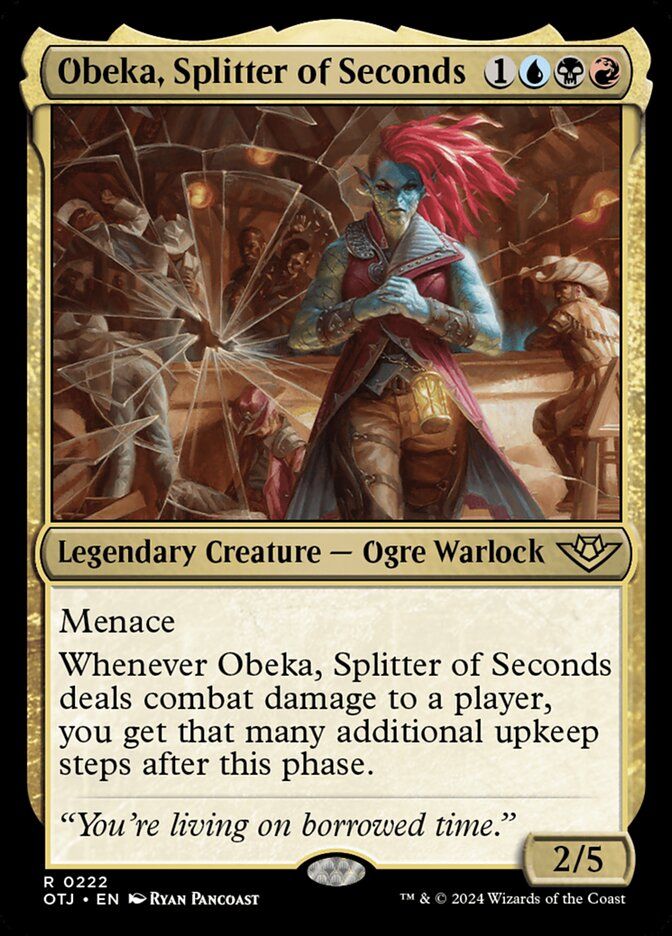 Obeka, Splitter of Seconds Obeka, Splitter of Seconds