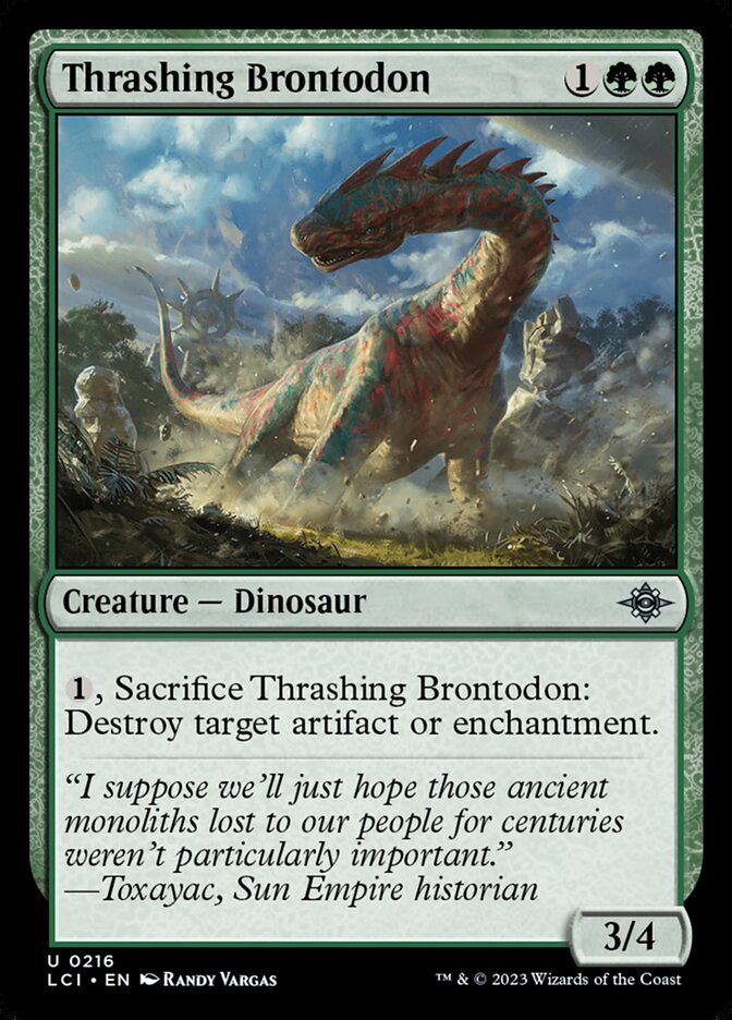 Thrashing Brontodon Thrashing Brontodon