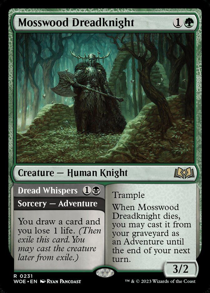 Mosswood Dreadknight // Dread Whispers Mosswood Dreadknight // Dread Whispers