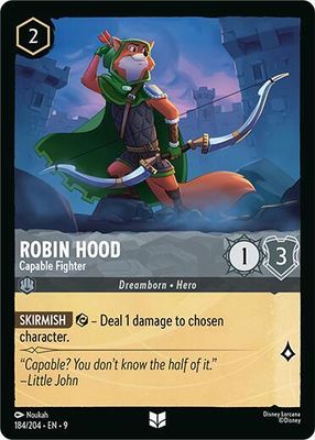 Robin Hood - Capable Fighter