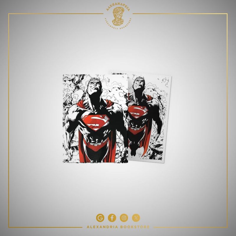 Matte Dual Art Sleeves: Superman Core (Red/White Variant)