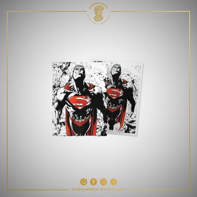 Matte Dual Art Sleeves: Superman Core (Red/White Variant)