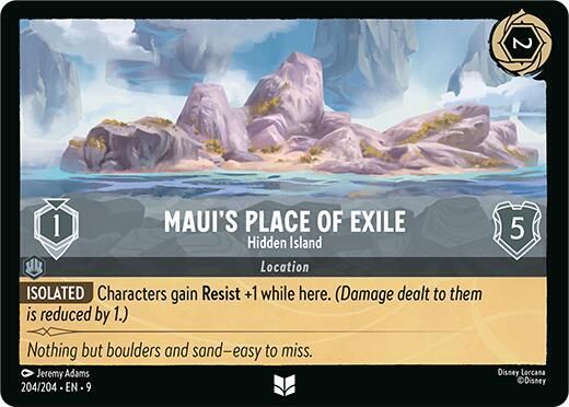 Maui's Place of Exile - Hidden Island Maui's Place of Exile - Hidden Island