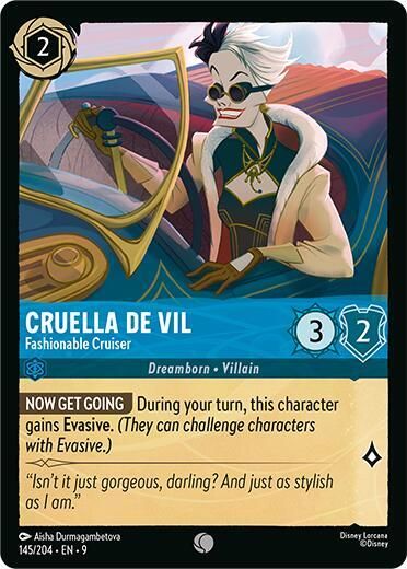 Cruella De Vil - Fashionable Cruiser Cruella De Vil - Fashionable Cruiser