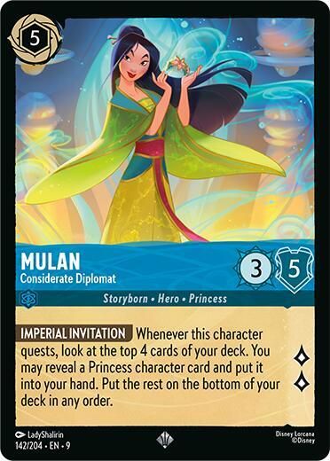 Mulan - Considerate Diplomat Mulan - Considerate Diplomat
