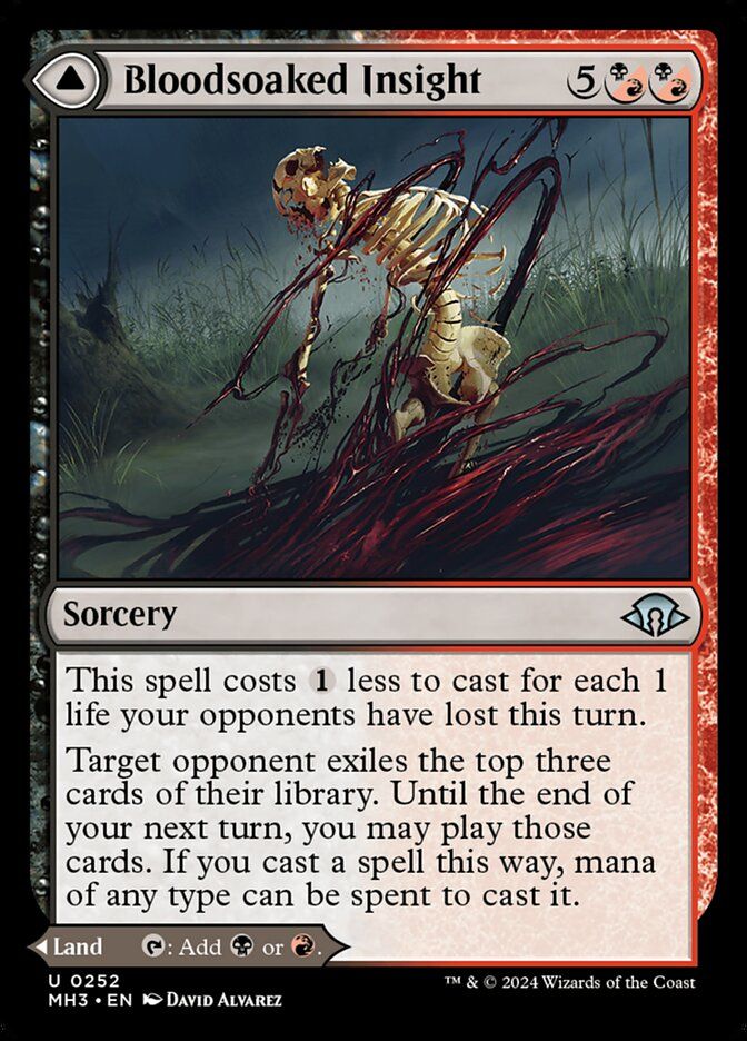 Bloodsoaked Insight // Sanguine Morass Bloodsoaked Insight // Sanguine Morass