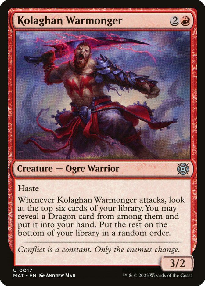 Kolaghan Warmonger Kolaghan Warmonger