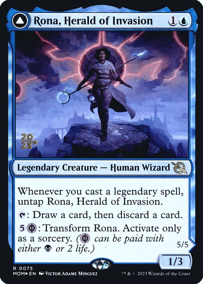 Rona, Herald of Invasion // Rona, Tolarian Obliterator Rona, Herald of Invasion // Rona, Tolarian Obliterator