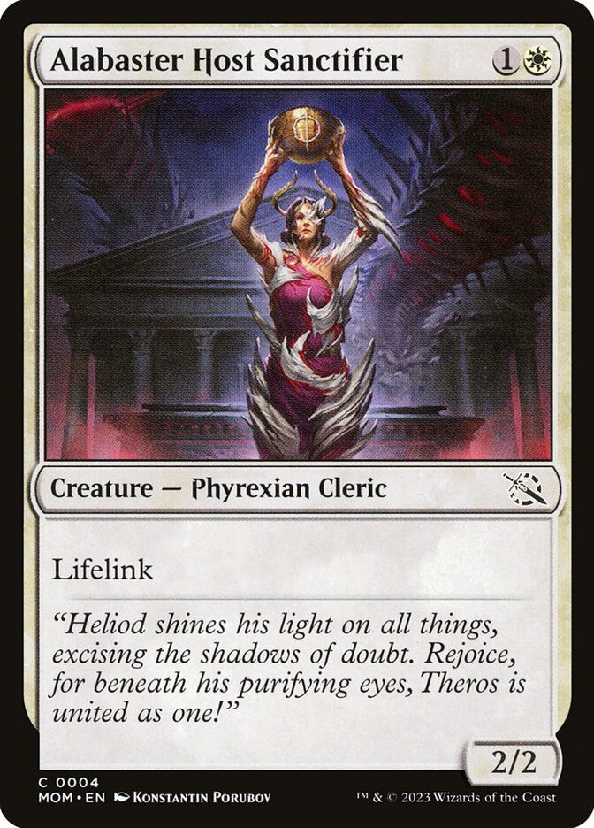 Alabaster Host Sanctifier Alabaster Host Sanctifier