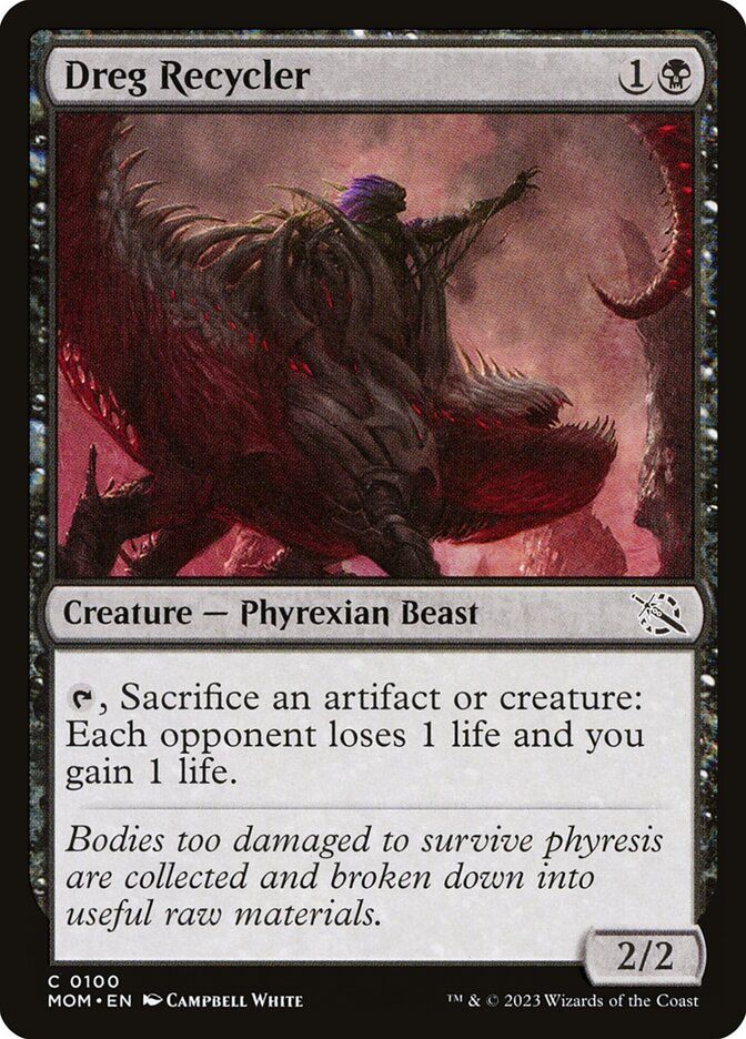 Dreg Recycler Dreg Recycler