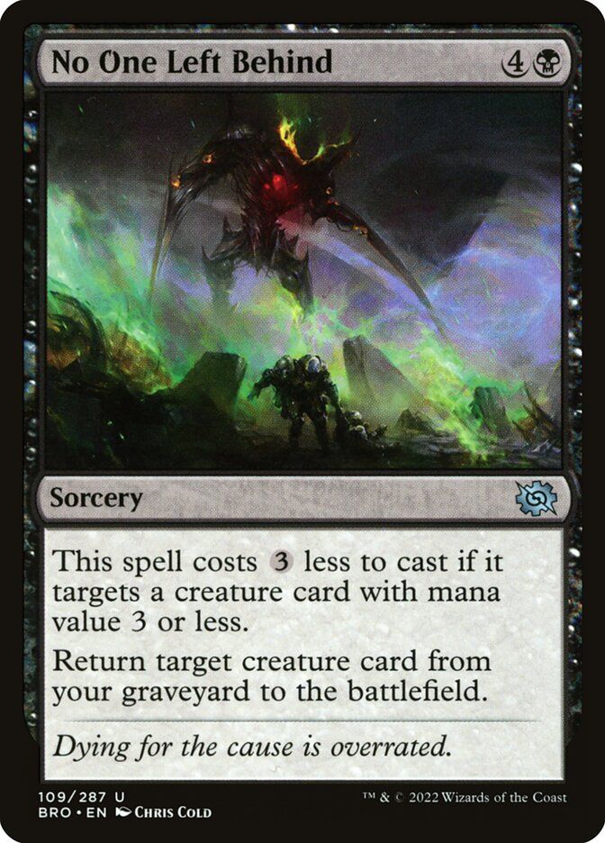 No One Left Behind No One Left Behind