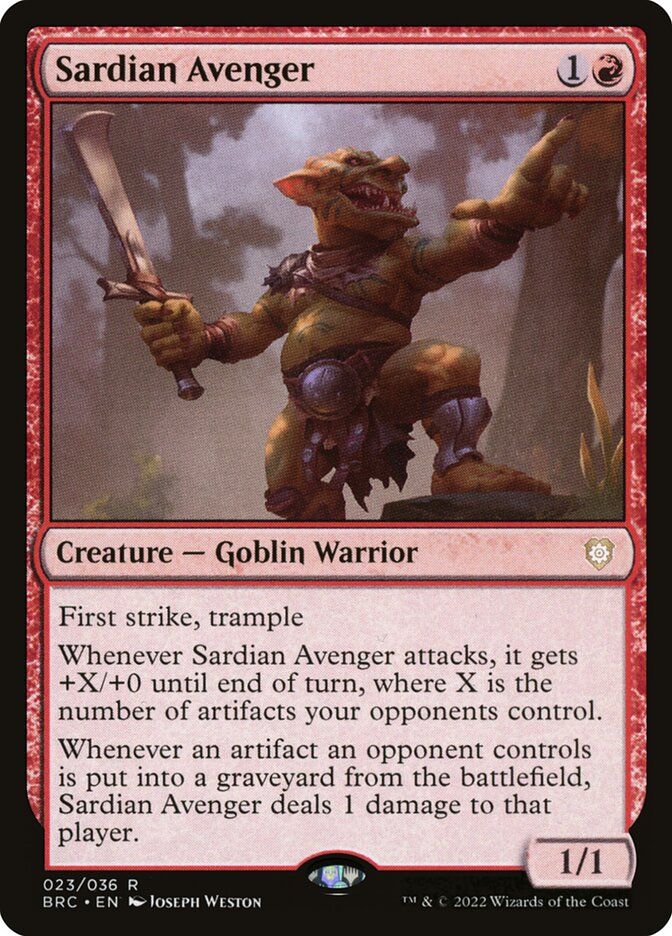 Sardian Avenger Sardian Avenger