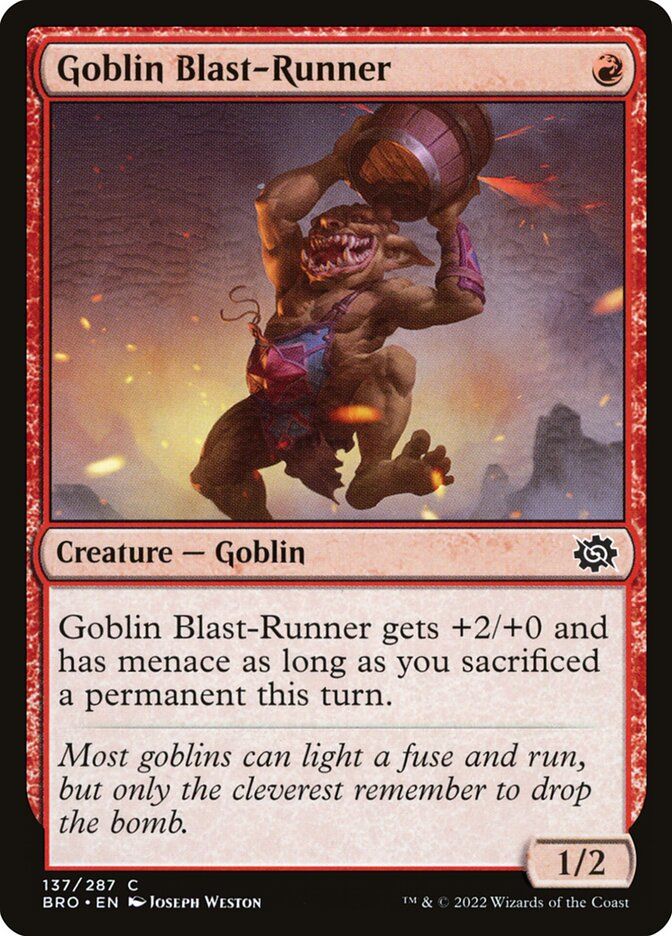 Goblin Blast-Runner Goblin Blast-Runner