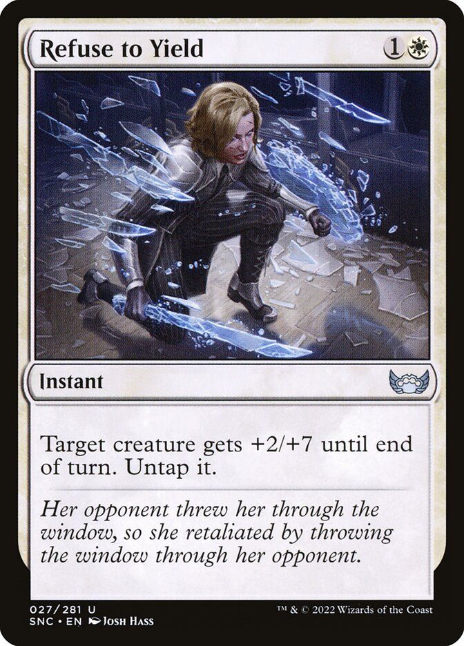 Refuse to Yield Refuse to Yield