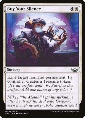 Buy Your Silence Buy Your Silence