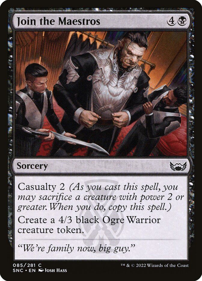 Join the Maestros Join the Maestros