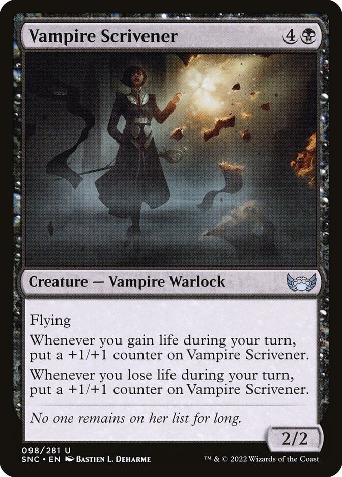 Vampire Scrivener Vampire Scrivener