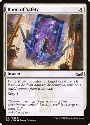 Boon of Safety Boon of Safety