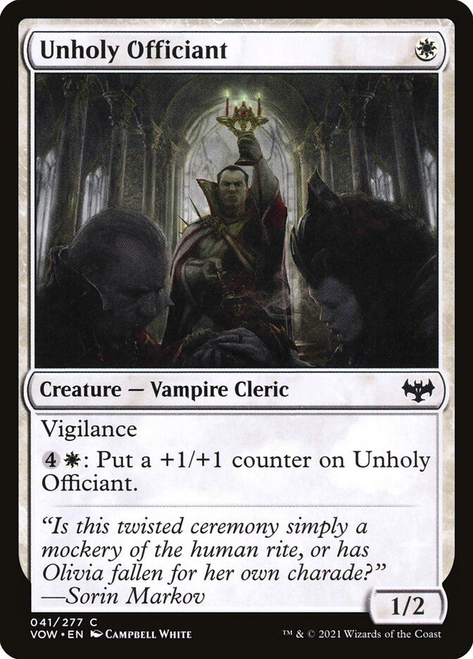 Unholy Officiant Unholy Officiant