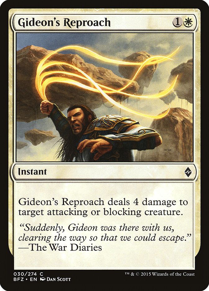 Gideon's Reproach Gideon's Reproach