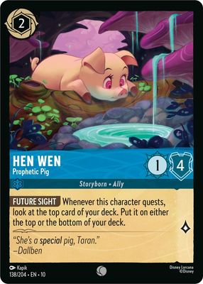 Hen Wen - Prophetic Pig Hen Wen - Prophetic Pig