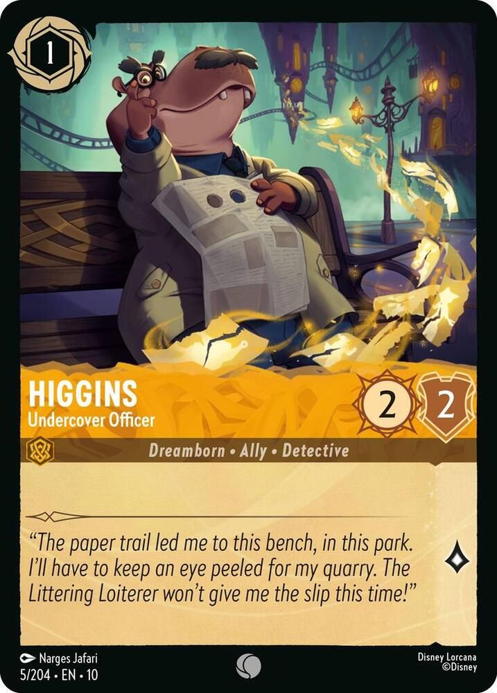 Higgins - Undercover Officer Higgins - Undercover Officer