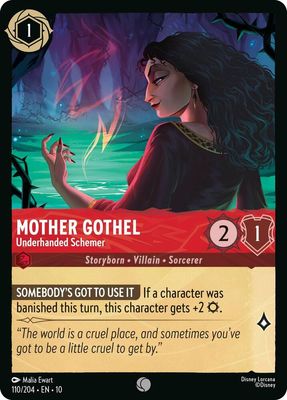 Mother Gothel - Underhanded Schemer