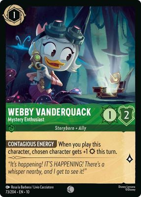 Webby Vanderquack - Mystery Enthusiast Webby Vanderquack - Mystery Enthusiast
